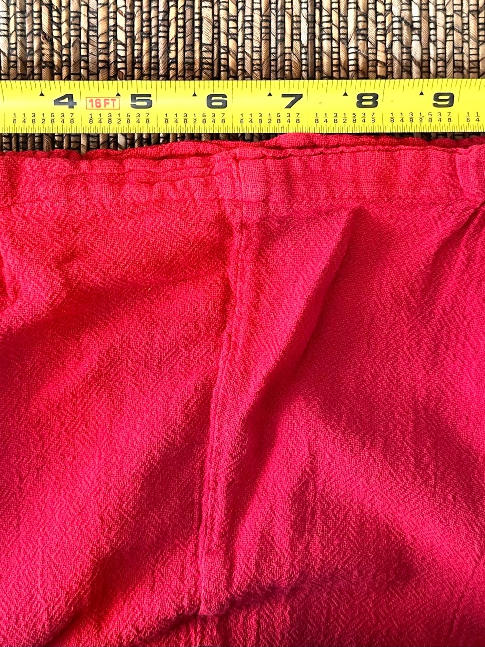 Oh My Gauze! Red Midi Flared Skirt - Picture 6 of 6